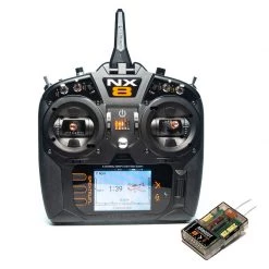 Spektrum NX8 8-Channel DSMX Transmitter with AR8020T Telemetry Receiver for Transmitters