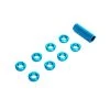 Spektrum Radio Blue Switch Nuts (8) & Wrench for Transmitter Hardware