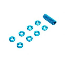 Spektrum Radio Blue Switch Nuts (8) & Wrench for Transmitter Hardware