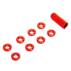 Spektrum Radio Red Switch Nuts (8) & Wrench for Transmitter Hardware