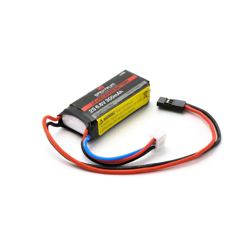 Spektrum 6.6V 300mAh 2S LiFe Receiver Battery: Universal Receiver for Batteries 1 Spektrum 6.6V 300mAh 2S LiFe Receiver Battery: Universal Receiver for Batteries