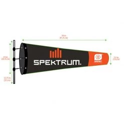Spektrum Spektrum Smart Airfield Windsock, 10in x 36in for Field Equipment -Spektrum Sales Store SPMPWS100 A1 KV6IH3QZ