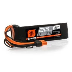 Spektrum 11.1V 2200mAh 3S 50C Smart LiPo Battery: IC3 for Batteries