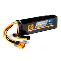 Spektrum 9.9V 2200mAh 3S Smart LiFe ECU Battery Pack: Universal Receiver, IC3 for Batteries