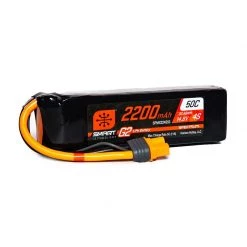 Spektrum 14.8V 2200mAh 4S 50C Smart G2 LiPo Battery: IC3 for Batteries