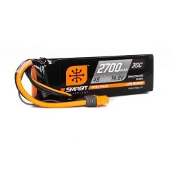 Spektrum 14.8V 2700mAh 4S 30C Smart LiPo Battery: IC3 for Batteries