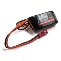 Spektrum 11.1V 300mAh 3S 30C LiPo Battery: JST for Batteries