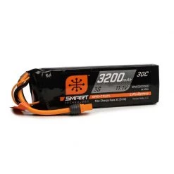 Spektrum 11.1V 3200mAh 3S 30C Smart LiPo Battery: IC3 for Batteries