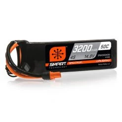 Spektrum 14.8V 3200mAh 4S 50C Smart LiPo Battery: IC3 for Batteries