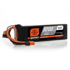 Spektrum 22.2V 3200mAh 6S 50C Smart LiPo Battery: IC5 for Batteries