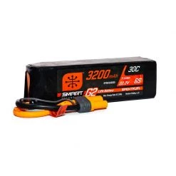 Spektrum 22.2V 3200mAh 6S 30C Smart G2 LiPo Battery: IC5 for Batteries