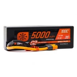 Spektrum 11.1V 5000mAh 3S 100C Smart G2 Hardcase LiPo Battery: IC3 for Batteries