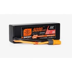Spektrum 11.1V 5000mAh 3S 30C Smart G2 Hardcase LiPo Battery: IC5 for Batteries