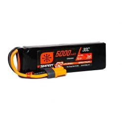 Spektrum 11.1V 5000mAh 3S 30C Smart G2 LiPo Battery: IC5 for Batteries