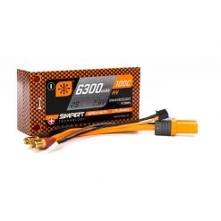 Spektrum 7.6V 6300mAh 2S 100C Smart Race Shorty Hardcase LiHV Battery: Tubes, 5mm for Batteries
