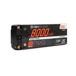Spektrum 7.6V 8000mAh 2S 120C Smart Pro Race Hardcase LiHV Battery: Tubes, 5mm for Batteries