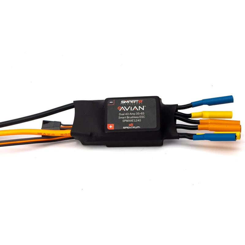 Spektrum Avian Dual 40 Amp Brushless Smart ESC, 3S - 6S for Electronic Speed Controls 4 Spektrum Avian Dual 40 Amp Brushless Smart ESC, 3S - 6S for Electronic Speed Controls - Image 4