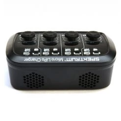 Spektrum S44 Micro 4-port AC/DC 1S LiPo Smart Charger for Chargers -Spektrum Sales Store SPMXC1040 A4 1WX85HL3