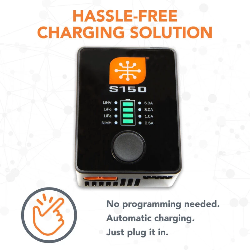 Spektrum S150 AC/DC Smart Charger, 1x50W for Chargers 2 Spektrum S150 AC/DC Smart Charger, 1x50W for Chargers - Image 2