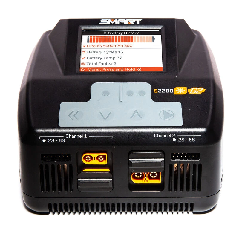 Spektrum S2200 G2 AC 2x200W Smart Charger for Chargers 6 Spektrum S2200 G2 AC 2x200W Smart Charger for Chargers - Image 6