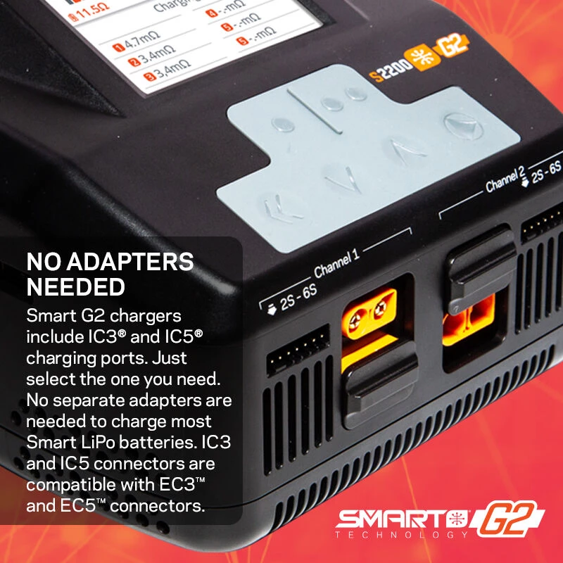 Spektrum S2200 G2 AC 2x200W Smart Charger for Chargers 5 Spektrum S2200 G2 AC 2x200W Smart Charger for Chargers - Image 5