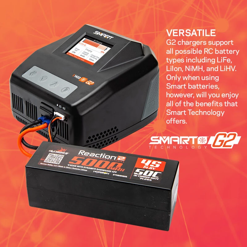 Spektrum S1400 G2 AC 1x400W Smart Charger for Chargers 2 Spektrum S1400 G2 AC 1x400W Smart Charger for Chargers - Image 2