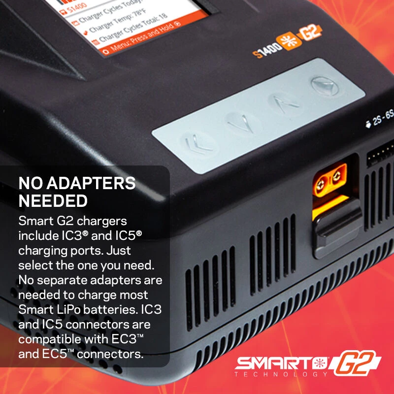 Spektrum S1400 G2 AC 1x400W Smart Charger for Chargers 5 Spektrum S1400 G2 AC 1x400W Smart Charger for Chargers - Image 5