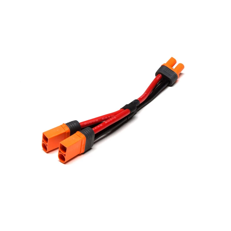 Spektrum Parallel Y-Harness: IC5 Battery with 6" Wires for Charging Accessories 1 Spektrum Parallel Y-Harness: IC5 Battery with 6" Wires for Charging Accessories