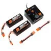 Spektrum Smart Powerstage 6S Surface Bundle: 3S 5000mAh LiPo Battery (2) / S2100 Charger for Chargers