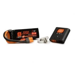 Spektrum Smart G2 Powerstage Air Bundle: 3S 2200mAh LiPo Battery / S120 Charger for Batteries